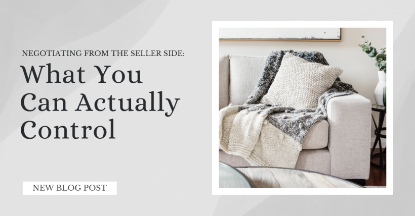 Negotiating from the Seller Side: What You Can Actually Control